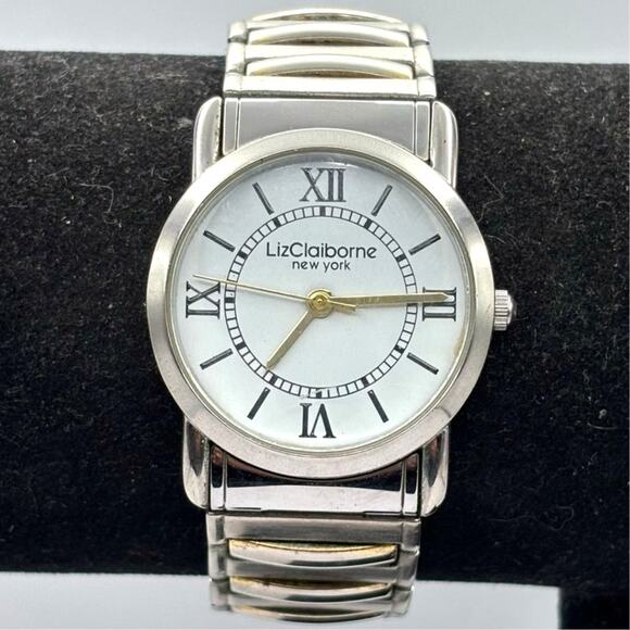 Silver Liz Claiborne Men's Watch - Picture 1 of 4